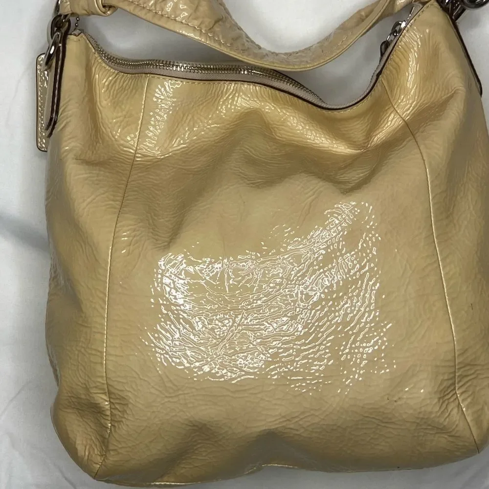 Coach Patent Leather Kristin Hobo Crossbody